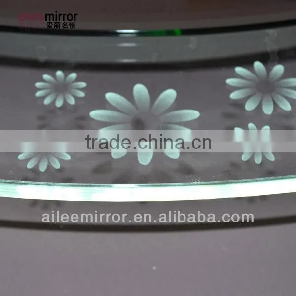 Led bathroom mirror light corolla mirror