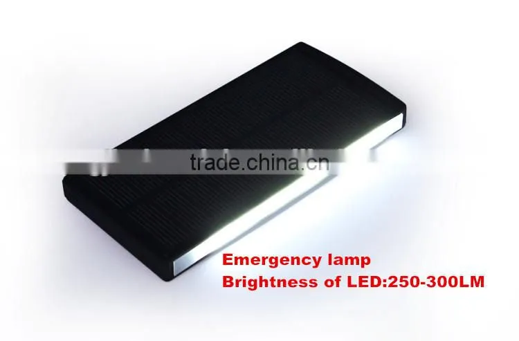 2014 multifunction lamp high capacity solar charger for iphone 5
