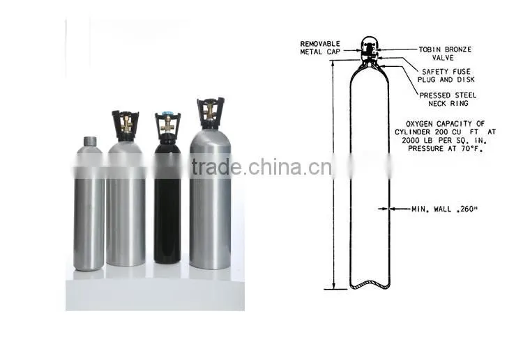 high quality medical oxygen cylinder