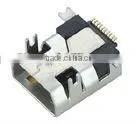 CE 8 pin micro usb male pcb connector