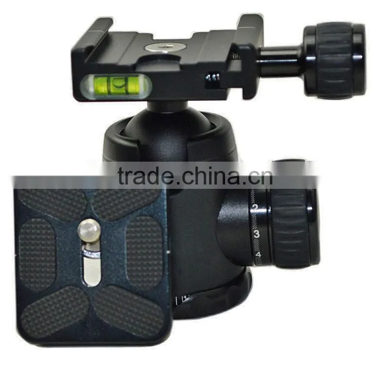 1/4" Screw Photography Camera Tripod Ball Head 360 Degree Fluid Rotation Ballhead For DSLR Camera