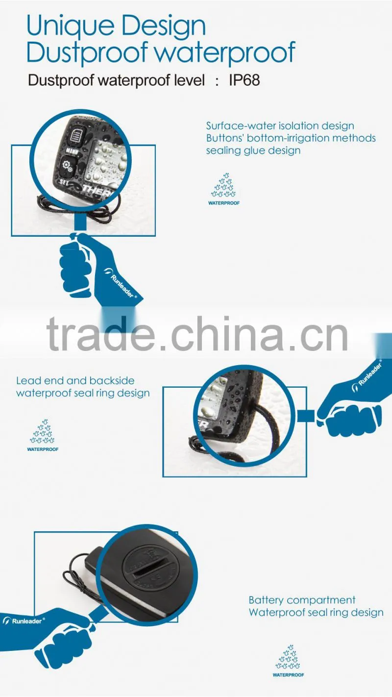 Runleader RL-TM003 TEMP METER thermometer temperature meter for motorcycle snowmobile concrete mixer truck drilling machine