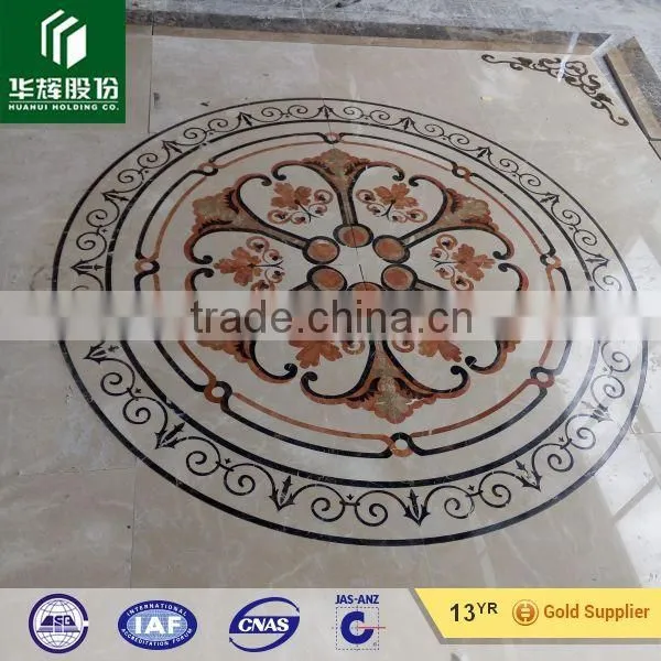 Waterjet Marble Medallion, Marble Mosaic