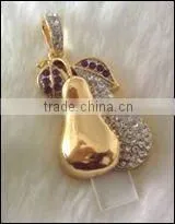 Jewelry Apple USB Flash Drive,Diamond USB Disk