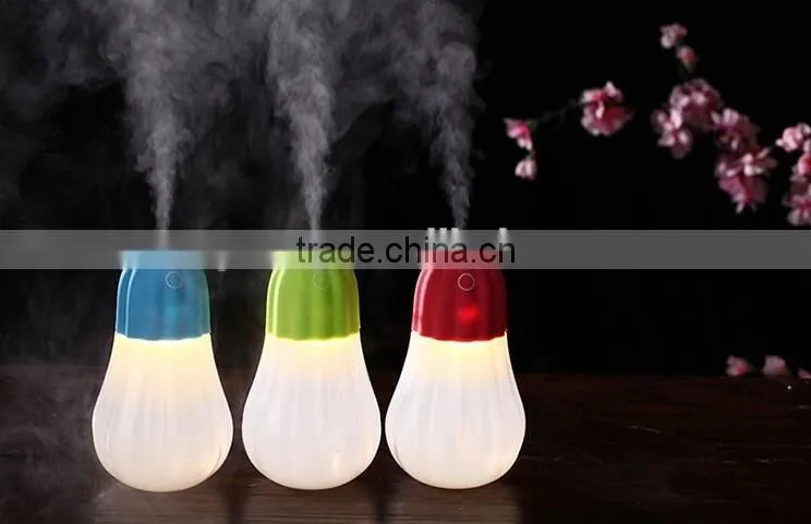 Mini Pumpkin Humidifier LED Nightlight Household Warm Mist Humidifier Office Car Air Diffuser Mist Maker