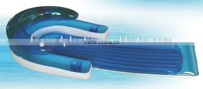 Inflatable pool lounge, pocket pool lounge