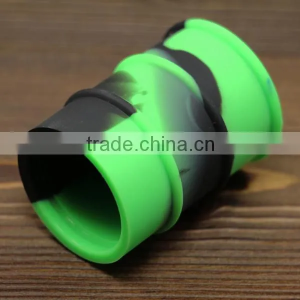 Wholesale silicone container for wax butane hash bho silicone oil drum slick silicone dab barrel