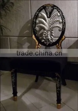 Foshan European design solid wood chair furniture for hotel