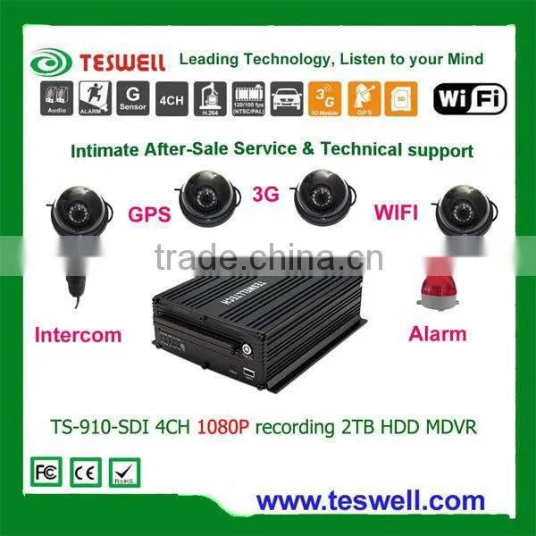 4ch 1080P SDI DVR digital video recorder h.264 dvr 4ch full HD(1080) real-time recording