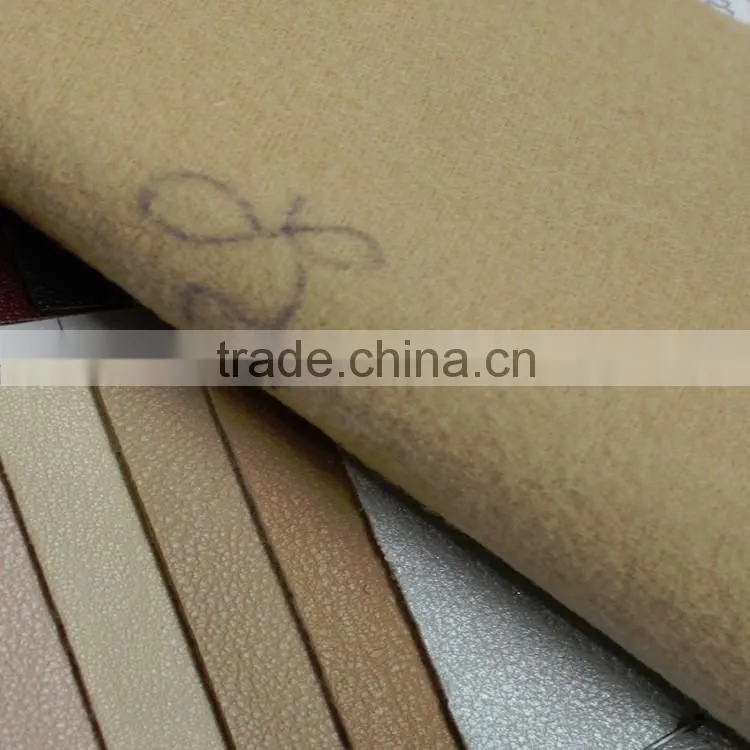 soft hand feelings ,small lychee pattern pvc material synthetic leather for car ,sofa ,and lady bags