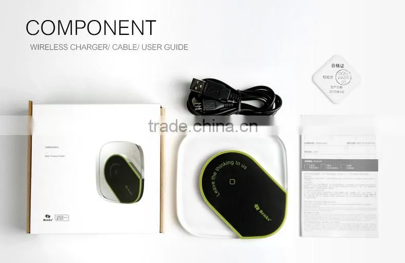 BENKS fashion magic stone series wrieless charger for all devices comply with QI standard