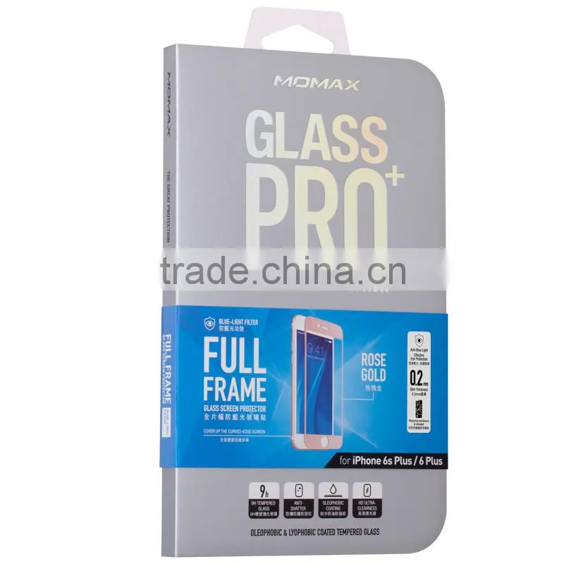 Original MOMAX Anti-Blue light Tempered Glass Screen Protector For iPhone 6plus/6s pus Screen protective Film MT-4835