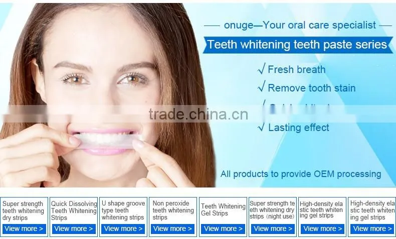 Efficient PEROXIDE Teeth Whitening Bleaching Strips HP or ZERO Peroxide