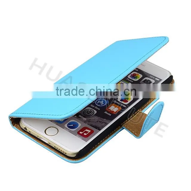 Alibaba Supplier High Quality Flip Leather Case For iPhone6S, Book Style Wallet Leather Case For iPhone6S/