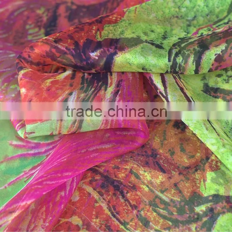 Natural pure chinese silk chiffon fabric