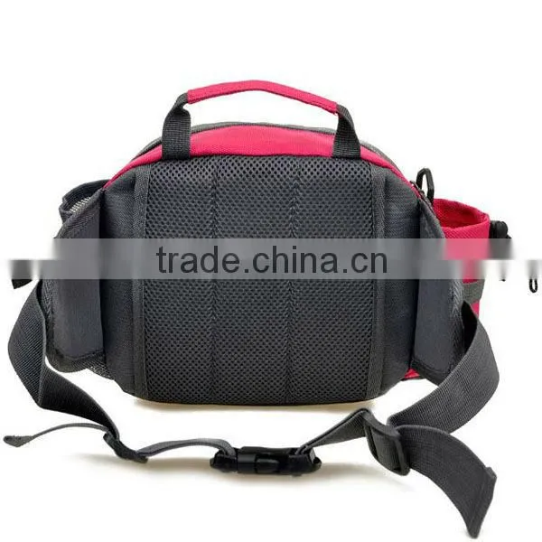 New Unisex Waist Fanny Pack Bag with Water Bottle Holder Riding Climbing Bag