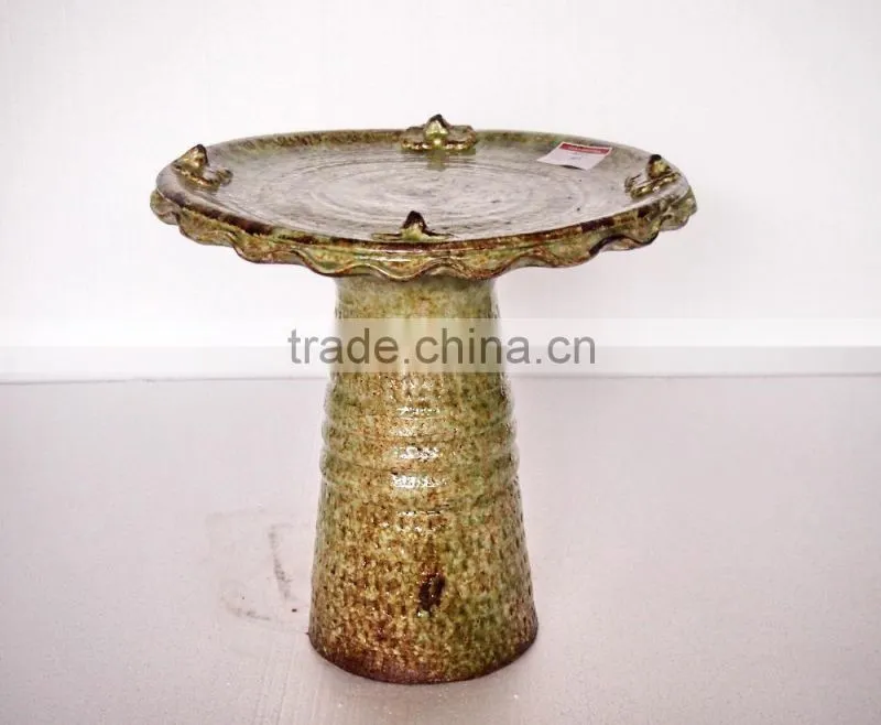 Craft Pottery Birdbath Individual Packing Clay