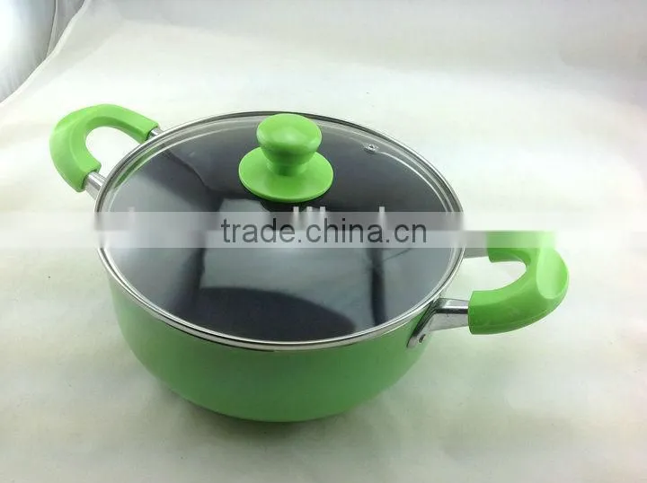 Top Quality Mini Non-stick Ceramic Sauce pots with lid cooking pot Casserole