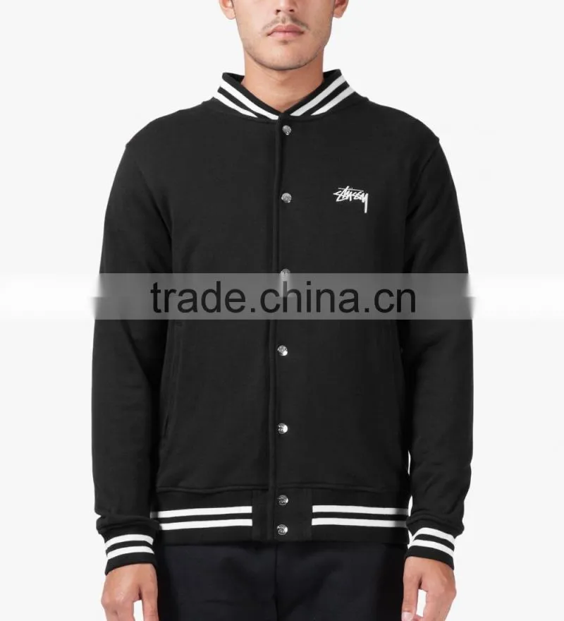 customized cotton fleece varsity jacket,custom pure cotton fleece jacket,fashionwear cotton fleece jacket