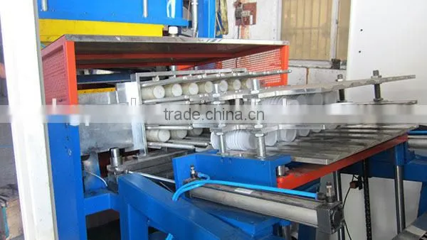 high speed illig thermoforming type 680mm size disposable plastic cups making machine