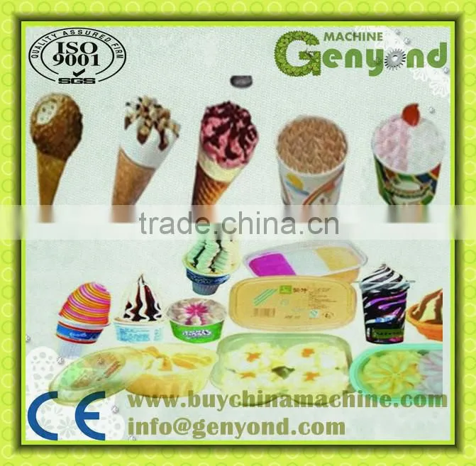 container ice cream filler
