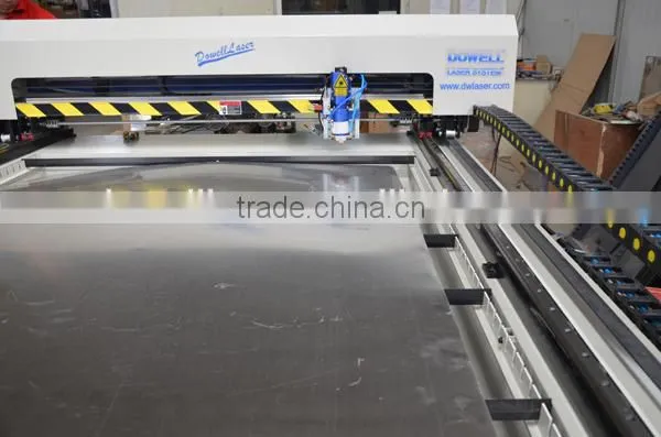 CO2 150/200W acrylic sheet making machine cut thin metal(0.5--2mm ss or cs) and nonmetal(like 25mm acrylic)