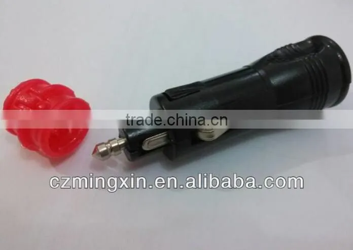 European style ac adapter cigarette plug with switch