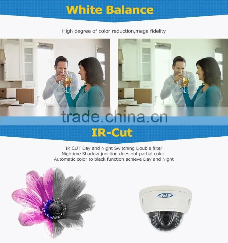 hot good compatibility onvif 4mp 3mp 1080p p2p cctv ip dome camera with 30M IR distance