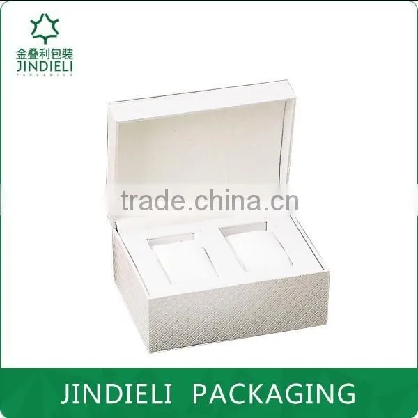 nice white packaging gift box for double watch