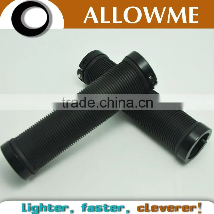 famous brand good quality EN certification rubber pvc TPR lock on rings mtb down hill bmx bike grip