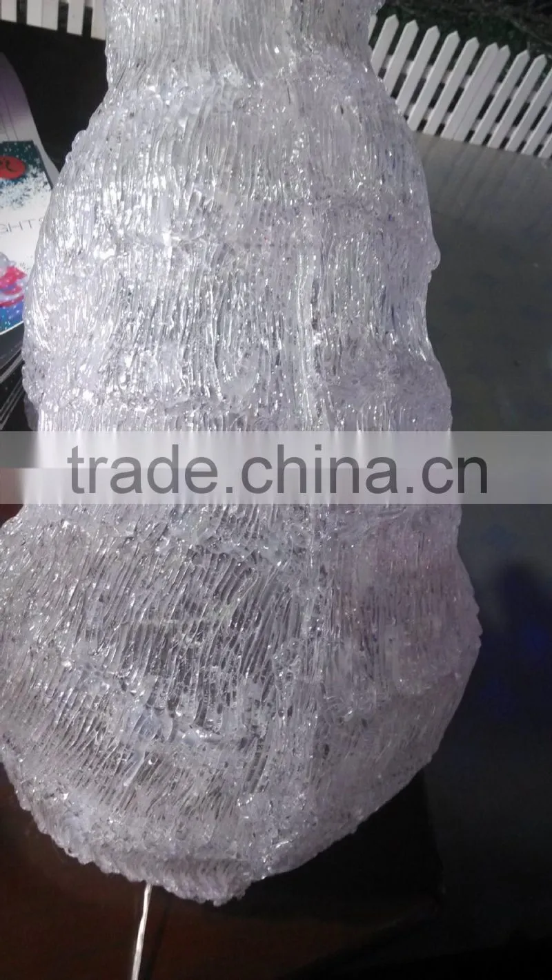 Acrylic led 3d motif animal/acrylic SEA POLAR BEAR lights, christmas light