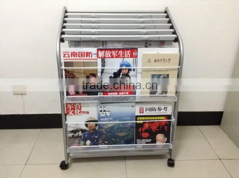 Home newspaper display stand