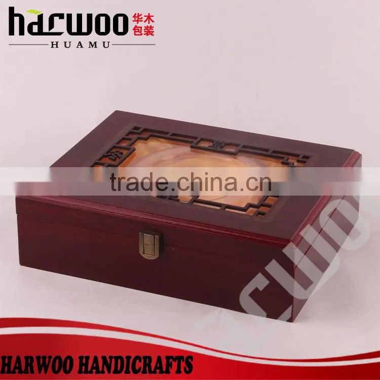 Top quality clear acrylic gift box,clear acrylic wooden box with lid