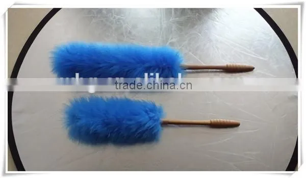Redecker lambswool Duster with Wooden Handle
