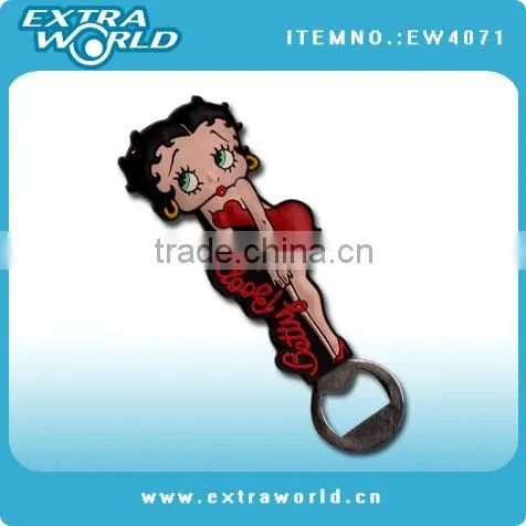 China supplier PVC beer bottle opener