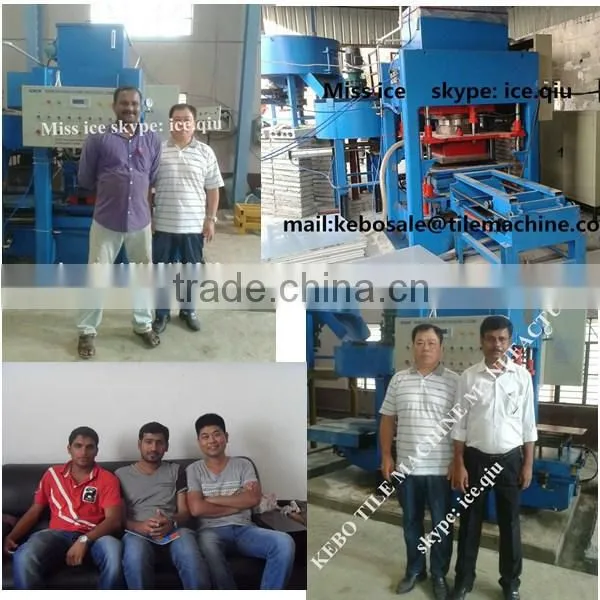KB-125C different type Concrete roof tile making machine