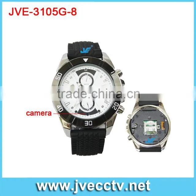 Hot Sale Watch Camera JVE-3105G-8 night vision watch camera wireless digital watch