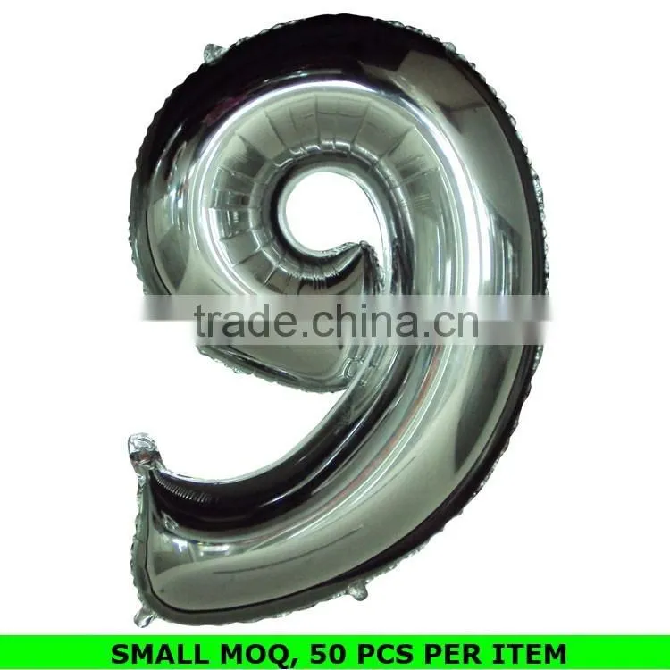 Wholesale 18" /32" /42" Helium Foil Number Party Balloon