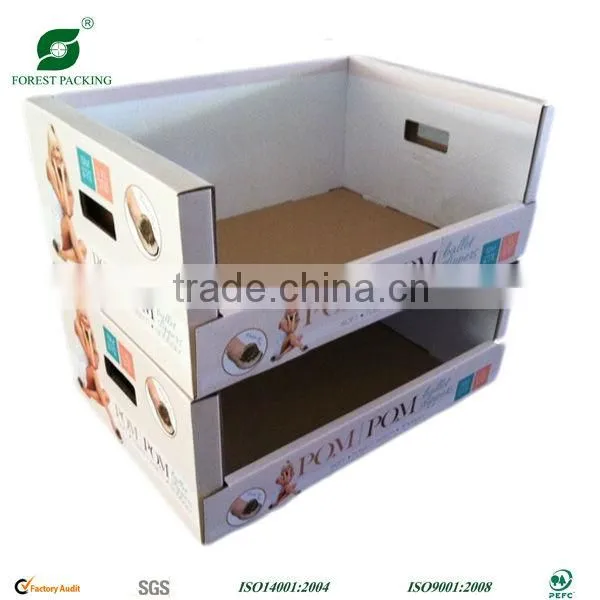 Printed Corrugated Waste Bin