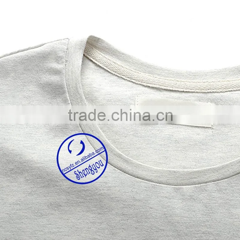 Custom round neck cotton mens t-shirt with pocket