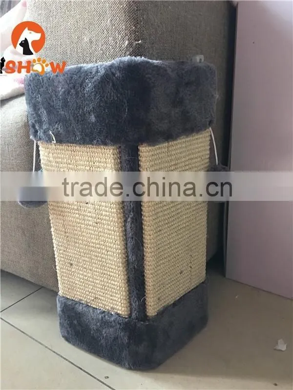 2016 New cat scratch board wall sisal scratch board stuff ball cat toy