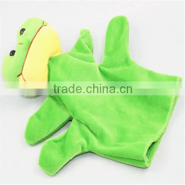 Cute Animal Plush Hand Puppet Gloves Animal Head Hand Puppet