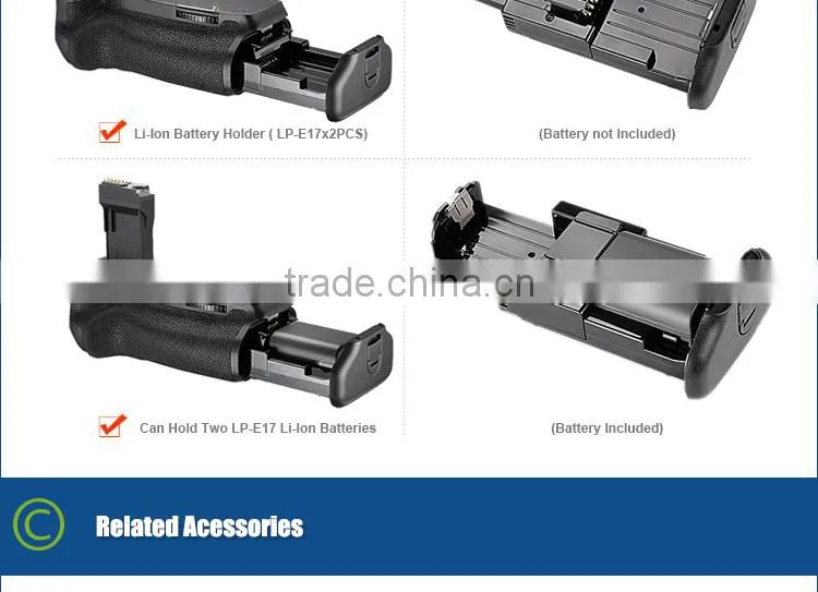 Multi-power Battery Grip BG-E18 For Canon 760D 750D IX8 T6S T6I DLSR Camera