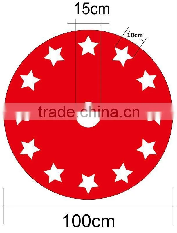 Needle punched nonwoven cup mat