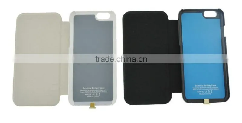 New model solar battery case for i phone 6, hot selling solar case mobile charger, factory low price solar case power bank