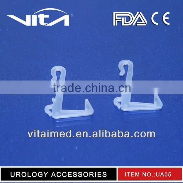 Protable Green Plastic Hanger For Urine Bag with low price