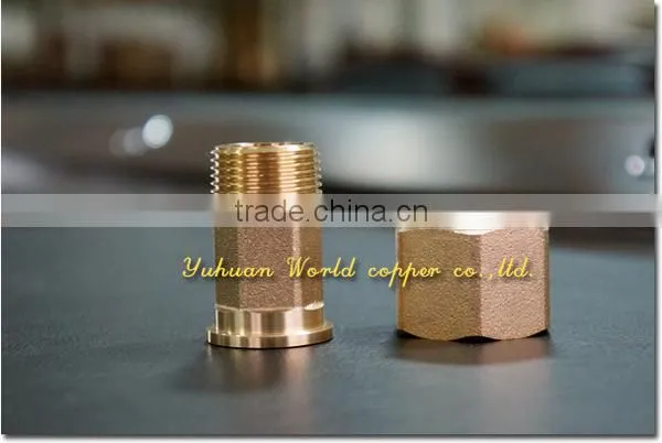 Brass Fitting Straight Tail With Loose Nut M/F