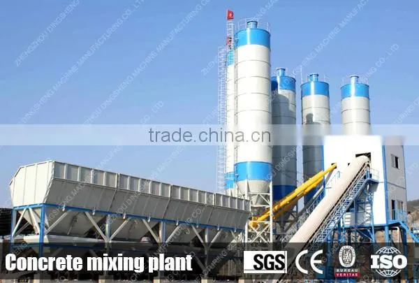Mobile concrete mixing batch plant for sale