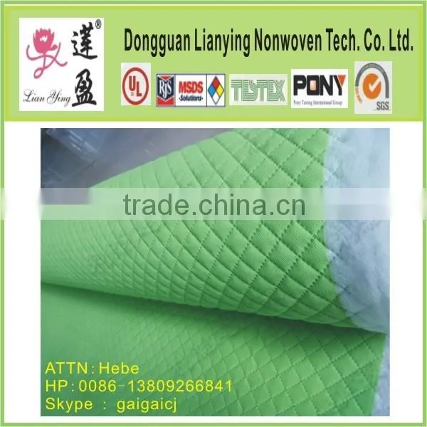 100% polyester ultrasonic quilting linen fabric for sofa