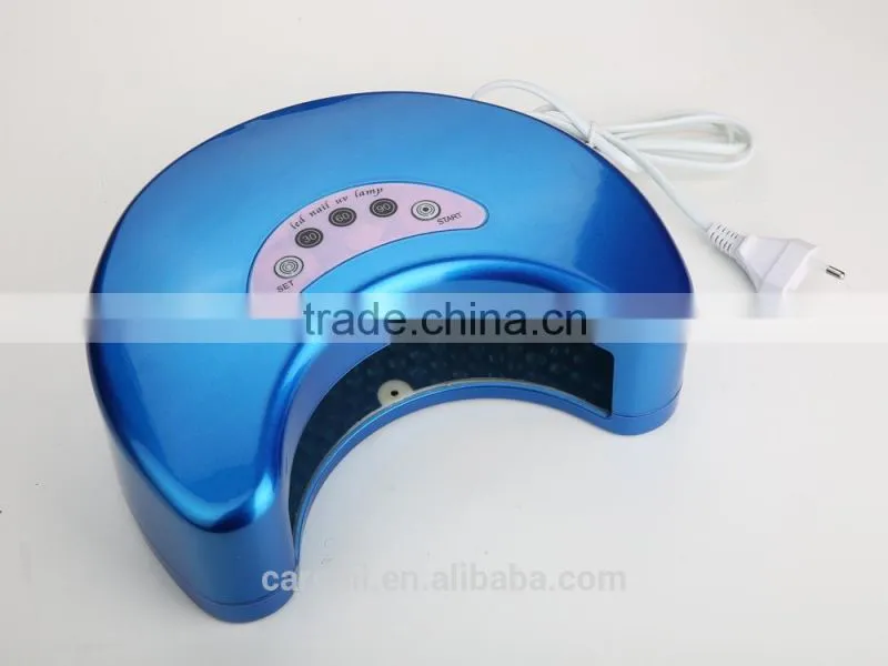 12w moon shaped CCFL UV Led Nail Lamp For Led Nail Gel led nail lamp